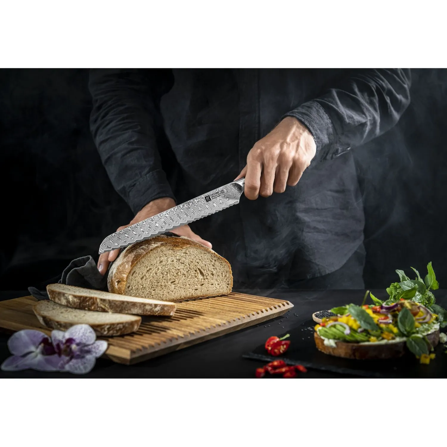 ZWILLING Brotmesser 23 cm, Wellenschliff