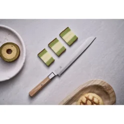 MIYABI Brotmesser 23 cm, Wellenschliff