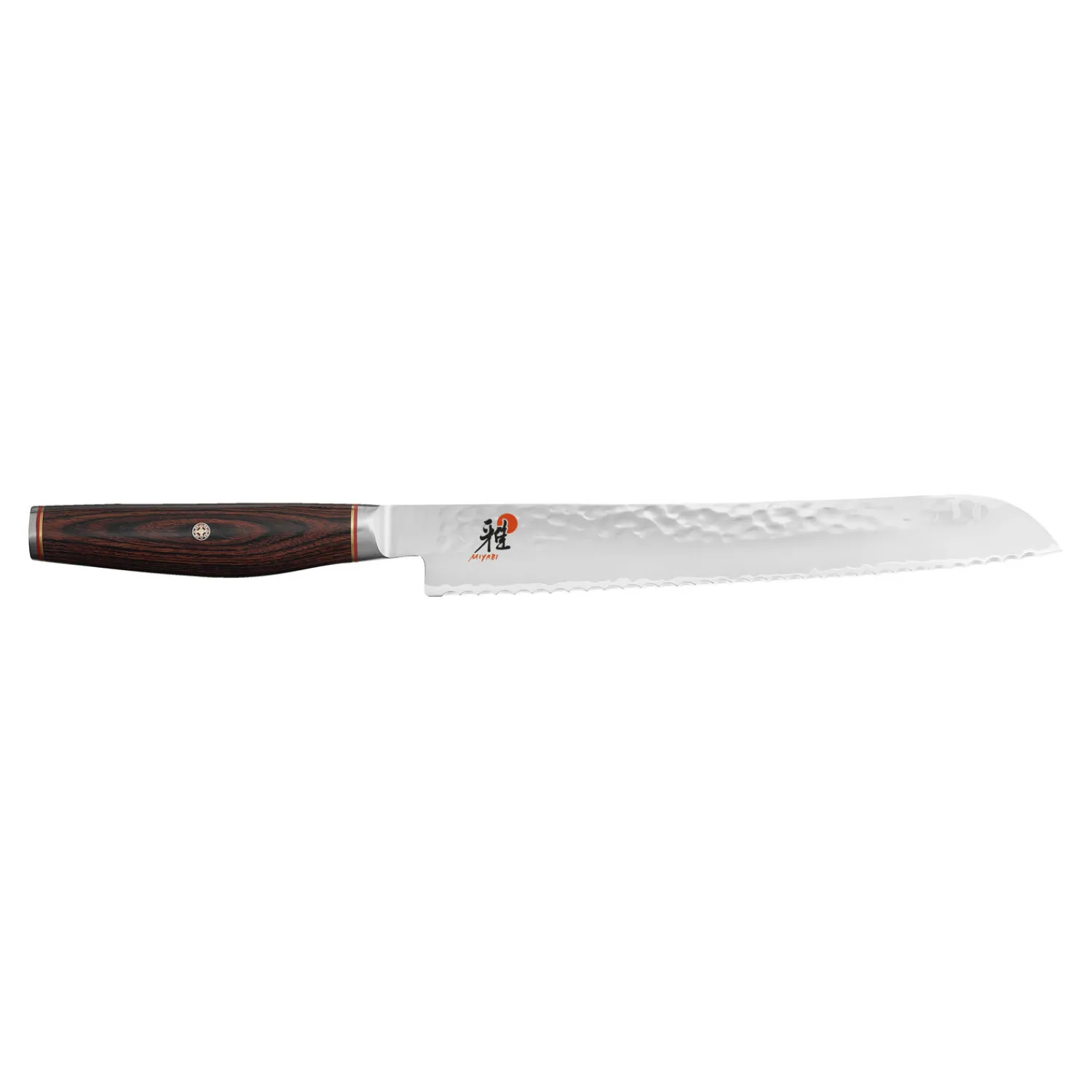 MIYABI Brotmesser 23 cm, Wellenschliff