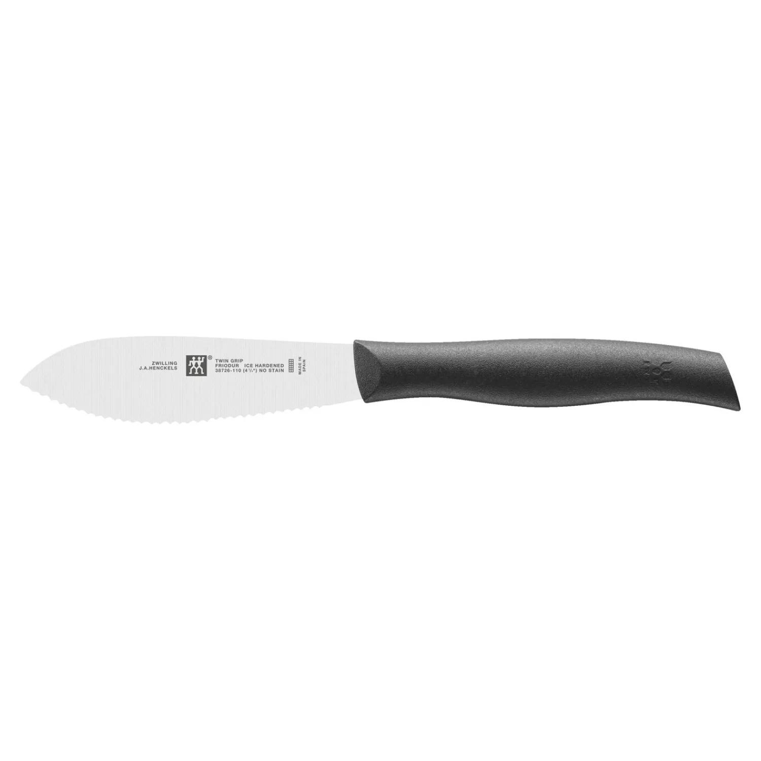 ZWILLING Brötchenmesser 11 cm, Schwarz