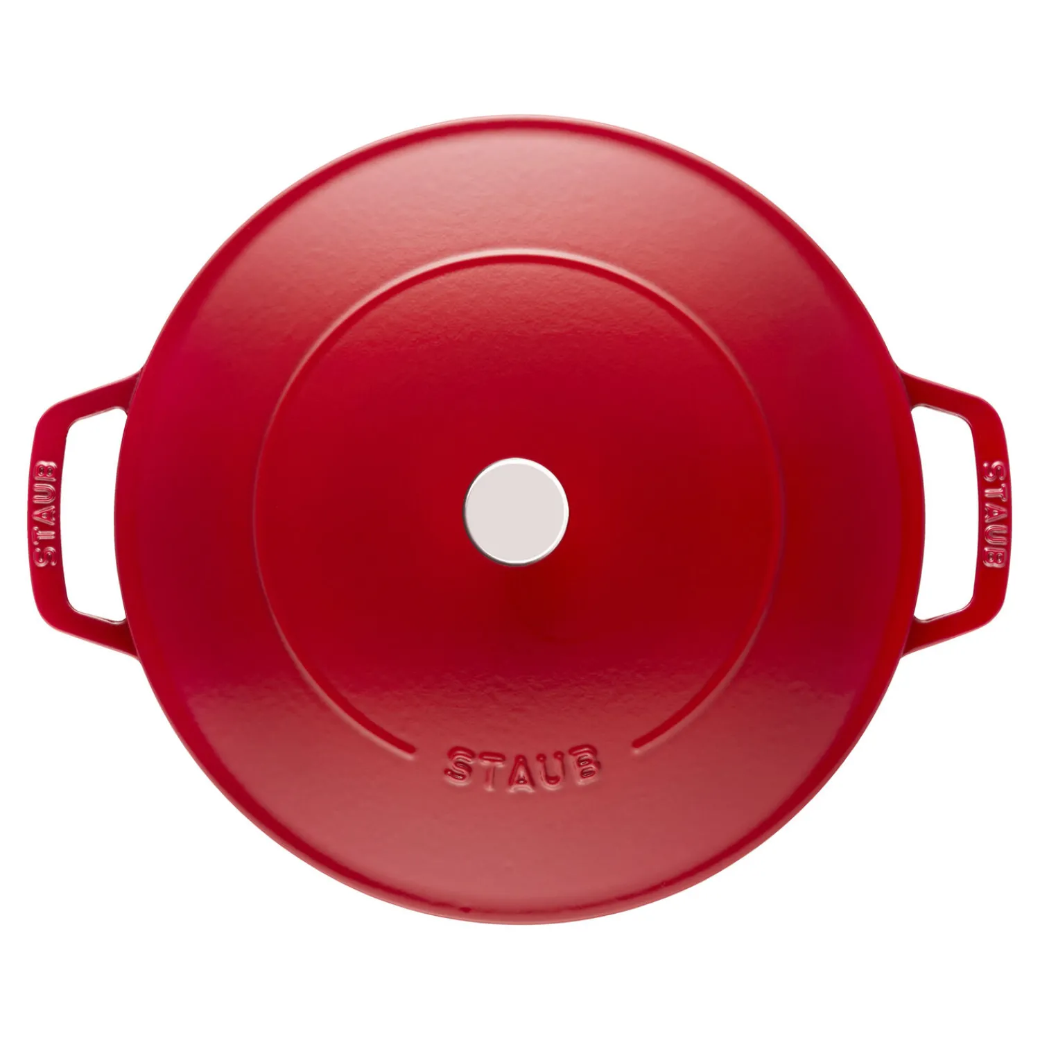 Staub Bräter mit Chistera Drop-Structure 24 cm, rund, , Gusseisen