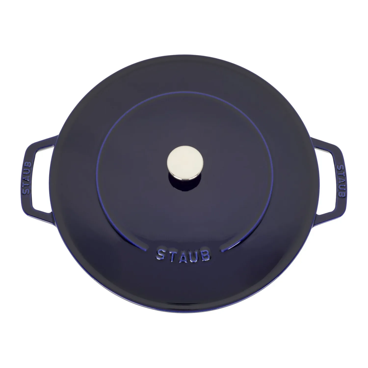 Staub Bräter mit Chistera Drop-Structure 28 cm, rund, , Gusseisen