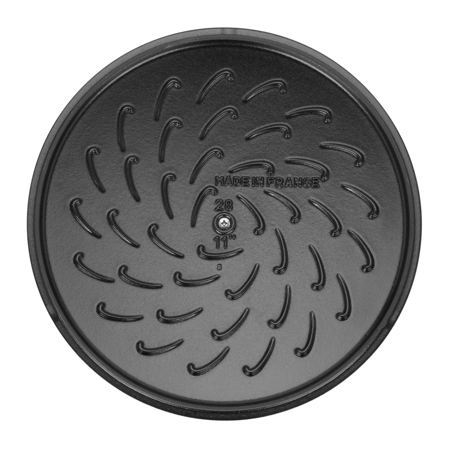 Staub Bräter mit Chistera Drop-Structure 28 cm, rund, , Gusseisen
