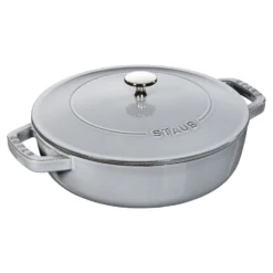 Staub Bräter mit Chistera Drop-Structure 24 cm, rund, , Gusseisen