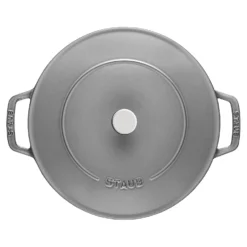 Staub Bräter mit Chistera Drop-Structure 24 cm, rund, , Gusseisen