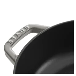 Staub Bräter mit Chistera Drop-Structure 24 cm, rund, , Gusseisen
