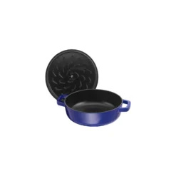 Staub Bräter mit Chistera Drop-Structure 24 cm, rund, , Gusseisen