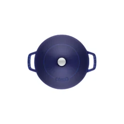 Staub Bräter mit Chistera Drop-Structure 24 cm, rund, , Gusseisen