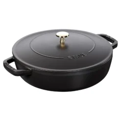 Staub Bräter mit Chistera Drop-Structure 28 cm, rund, , Gusseisen