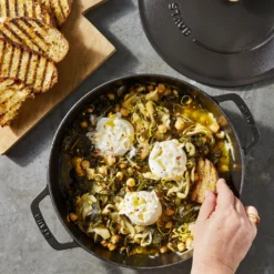Staub Bräter mit Chistera Drop-Structure 28 cm, rund, , Gusseisen