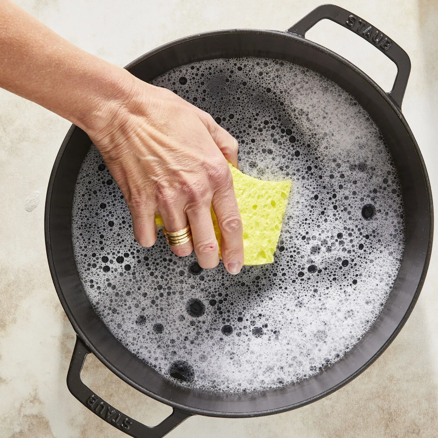 Staub Bräter mit Chistera Drop-Structure 28 cm, rund, , Gusseisen