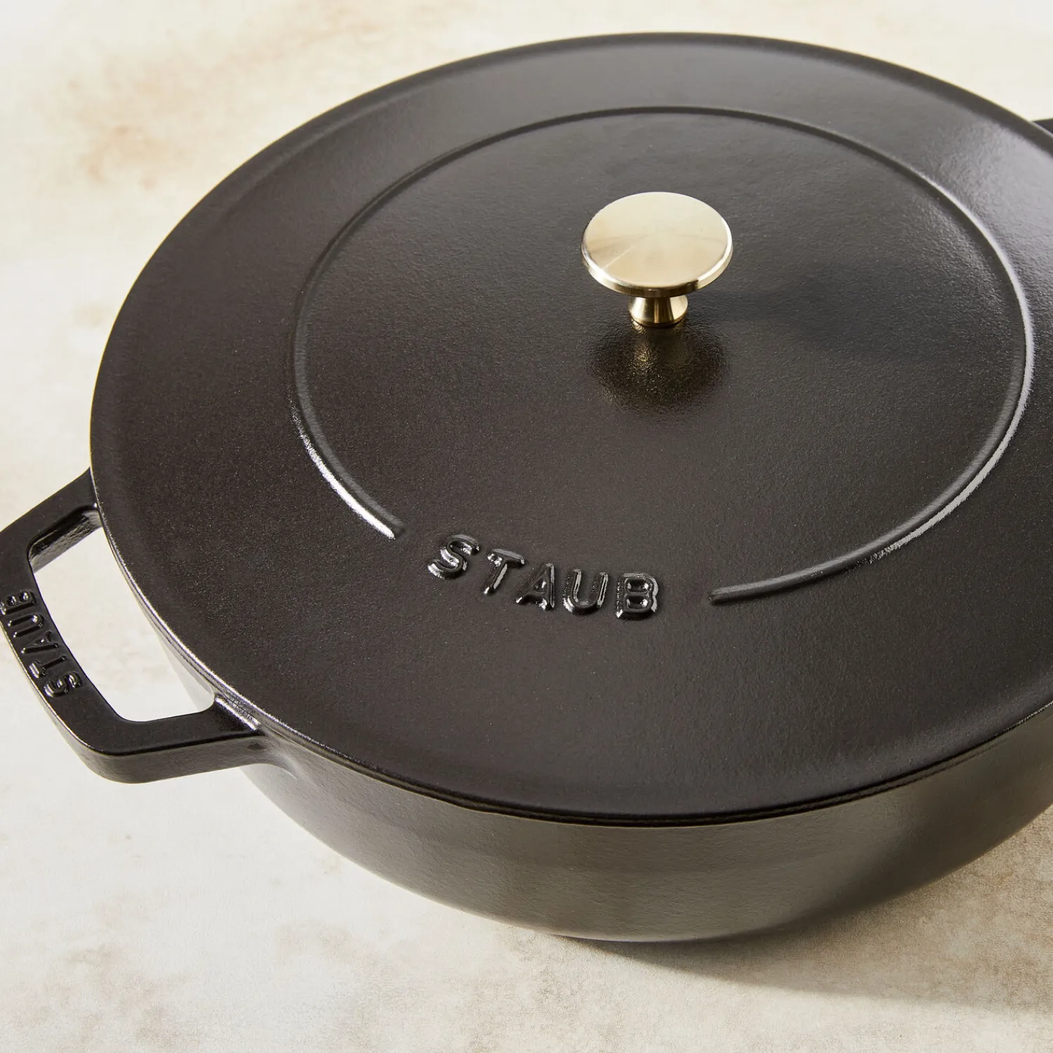 Staub Bräter mit Chistera Drop-Structure 28 cm, rund, , Gusseisen