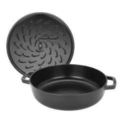 Staub Bräter mit Chistera Drop-Structure 28 cm, rund, , Gusseisen