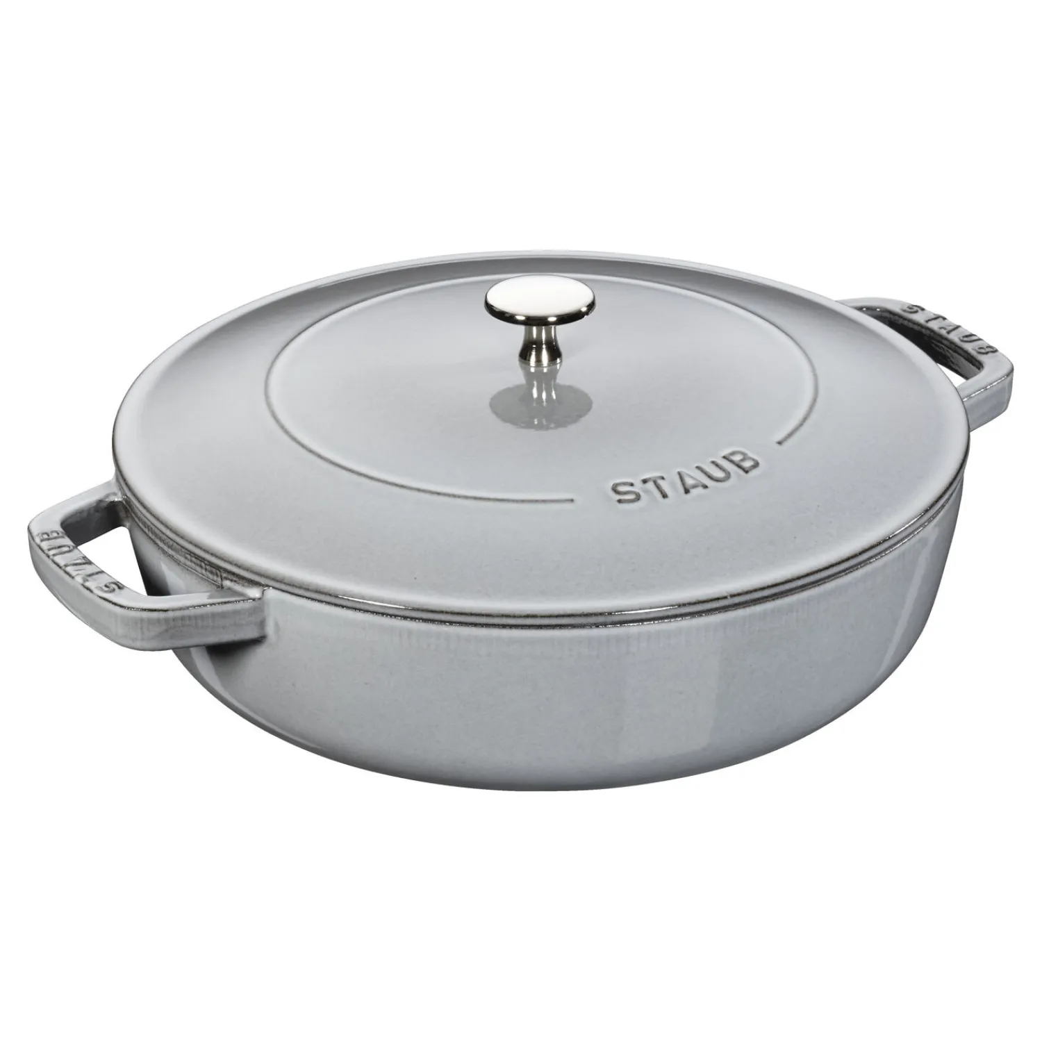 Staub Bräter mit Chistera Drop-Structure 28 cm, rund, , Gusseisen