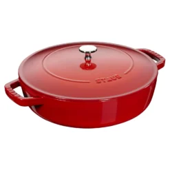 Staub Bräter mit Chistera Drop-Structure 28 cm, rund, , Gusseisen