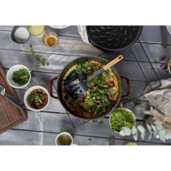 Staub Bräter mit Chistera Drop-Structure 28 cm, rund, , Gusseisen