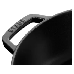 Staub Bräter mit Chistera Drop-Structure 24 cm, rund, , Gusseisen