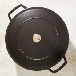 Staub Bräter mit Chistera Drop-Structure 24 cm, rund, , Gusseisen
