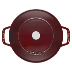 Staub Bräter mit Chistera Drop-Structure 24 cm, rund, , Gusseisen