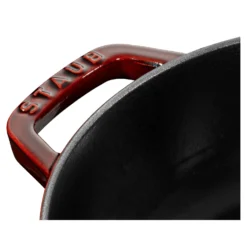 Staub Bräter mit Chistera Drop-Structure 24 cm, rund, , Gusseisen