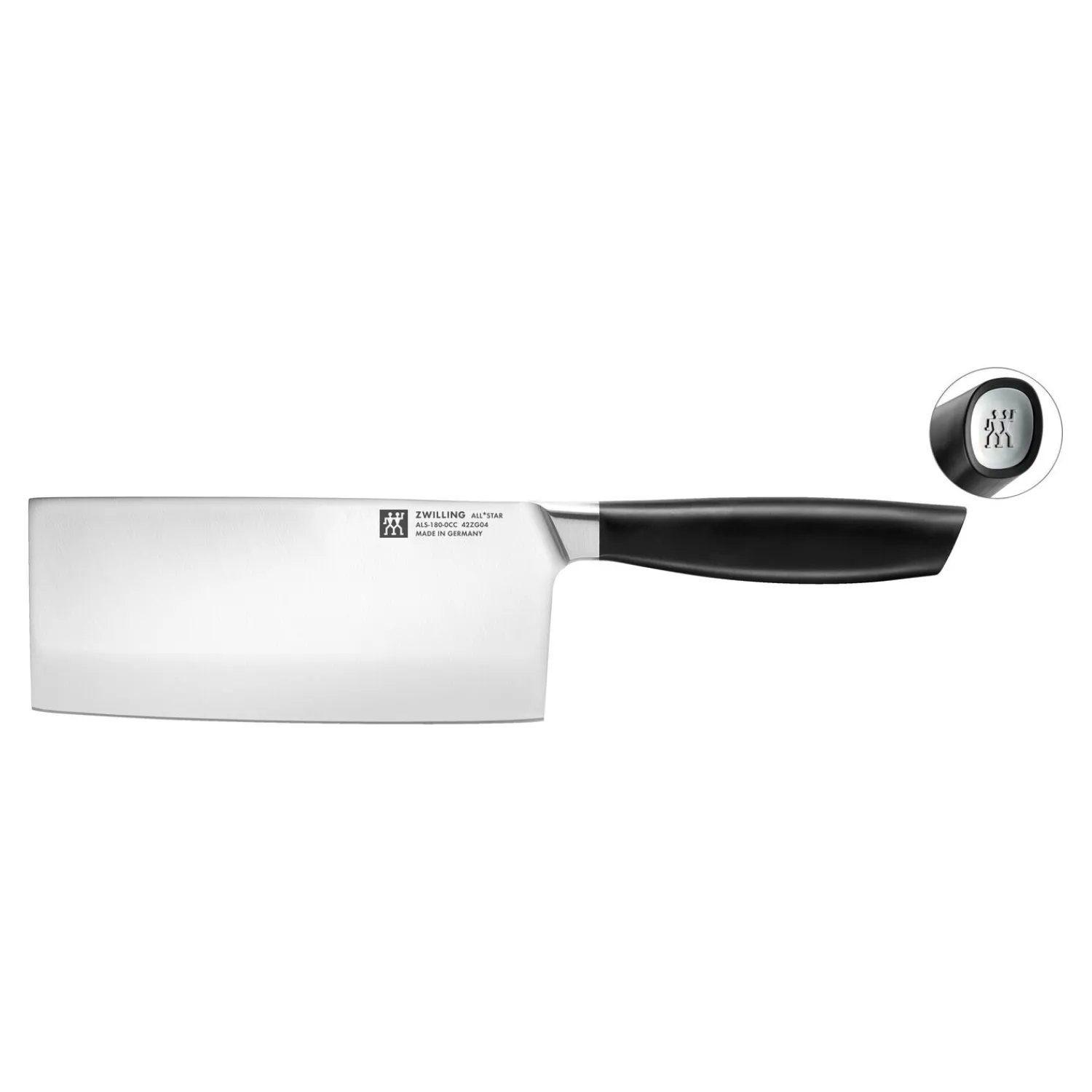 ZWILLING Chin. Kochmesser 18 cm, Silber