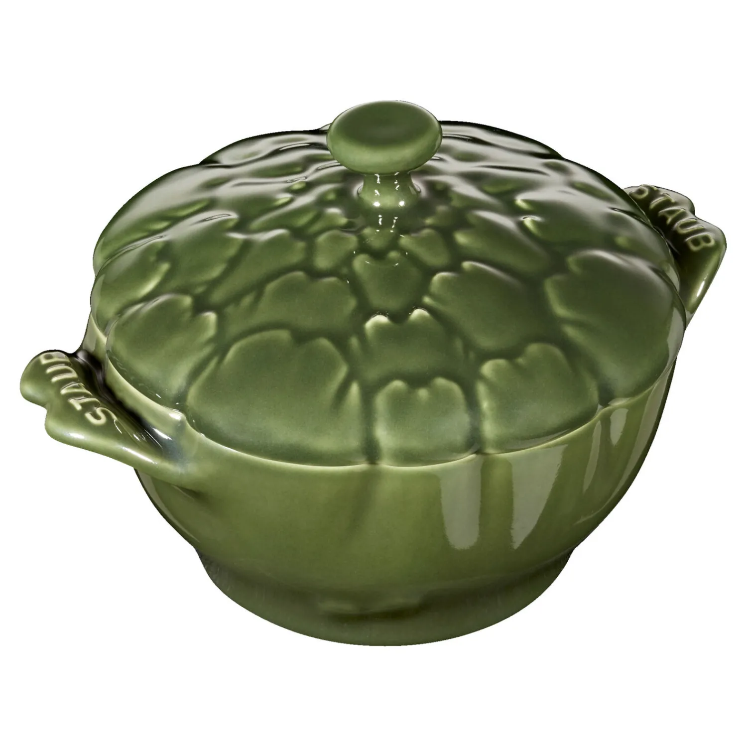 Staub Cocotte 13 cm, Artischocke, Basilikum-Grün, Keramik