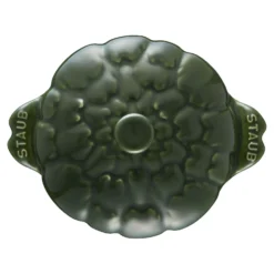 Staub Cocotte 13 cm, Artischocke, Basilikum-Grün, Keramik
