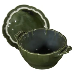 Staub Cocotte 13 cm, Artischocke, Basilikum-Grün, Keramik