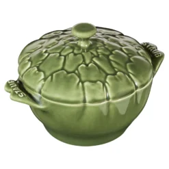 Staub Cocotte 13 cm, Artischocke, Basilikum-Grün, Keramik