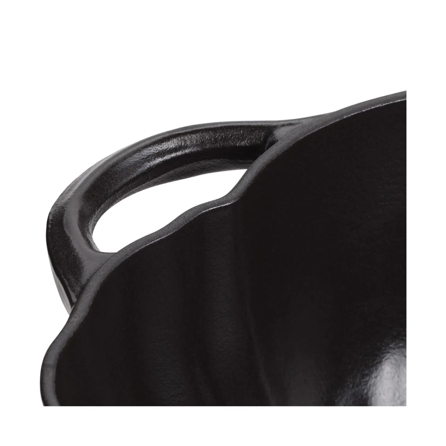 Staub Cocotte 24 cm, Kürbis, Schwarz, Gusseisen