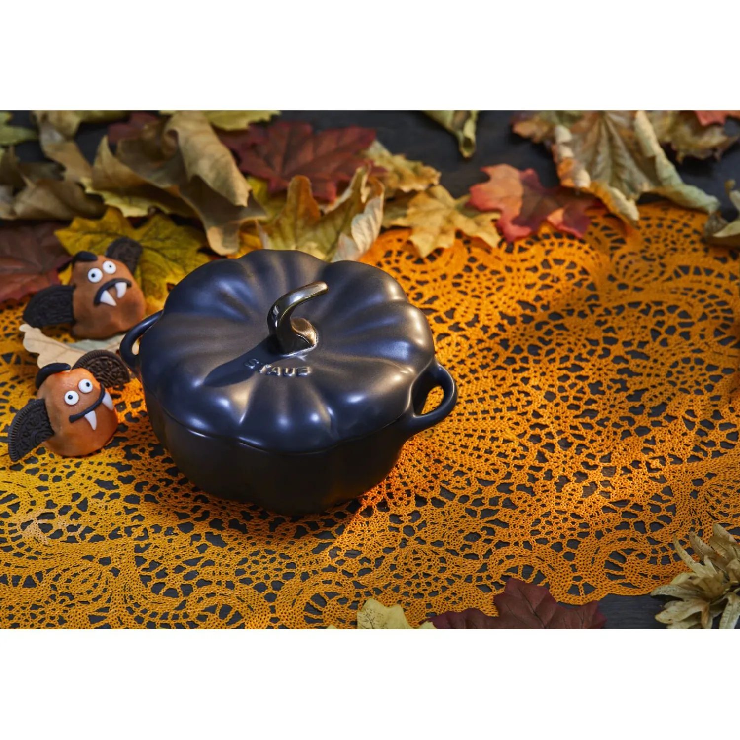 Staub Cocotte 12 cm, Kürbis, , Keramik