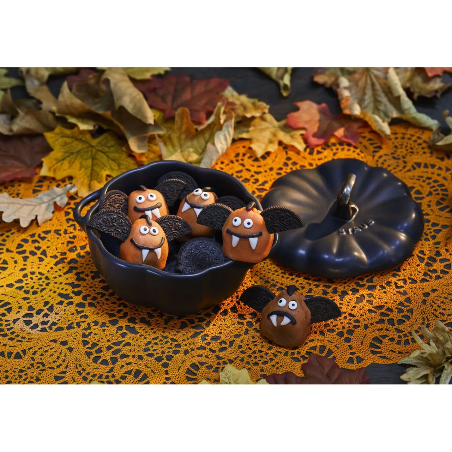 Staub Cocotte 12 cm, Kürbis, , Keramik
