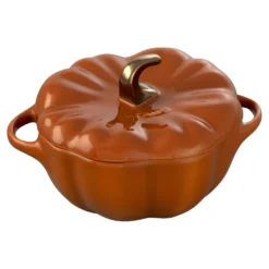 Staub Cocotte 12 cm, Kürbis, , Keramik