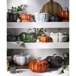Staub Cocotte 15 cm, Kürbis, , Keramik