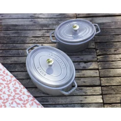 Staub Cocotte 37 cm, oval, , Gusseisen