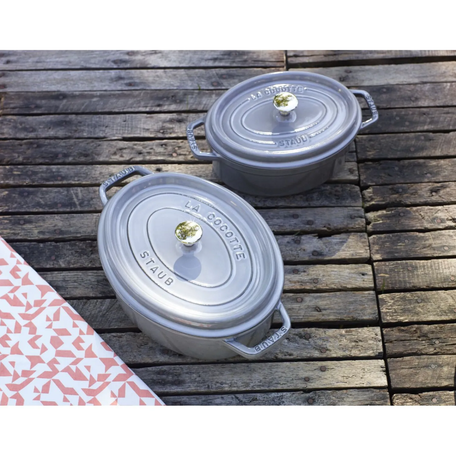 Staub Cocotte 37 cm, oval, , Gusseisen