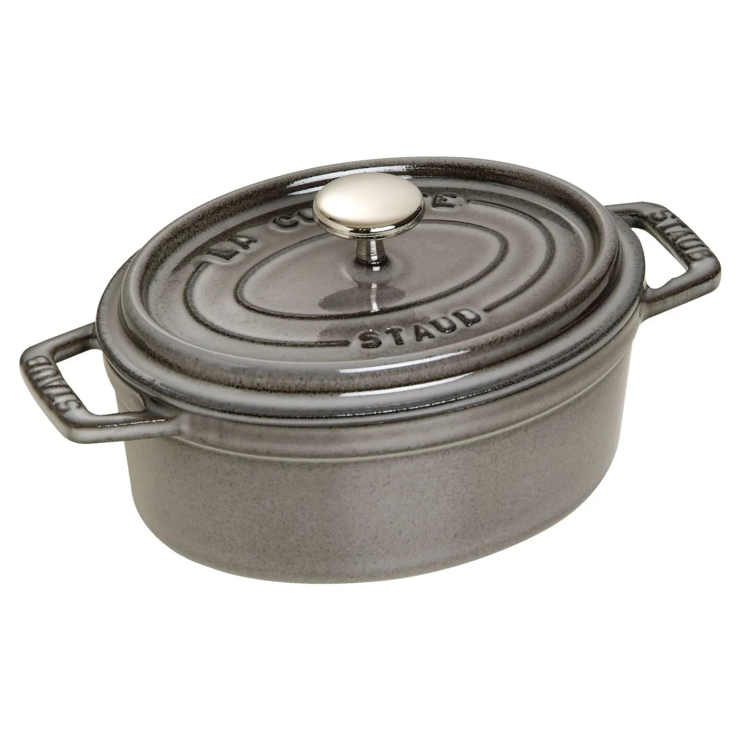 Staub Cocotte 15 cm, oval, , Gusseisen