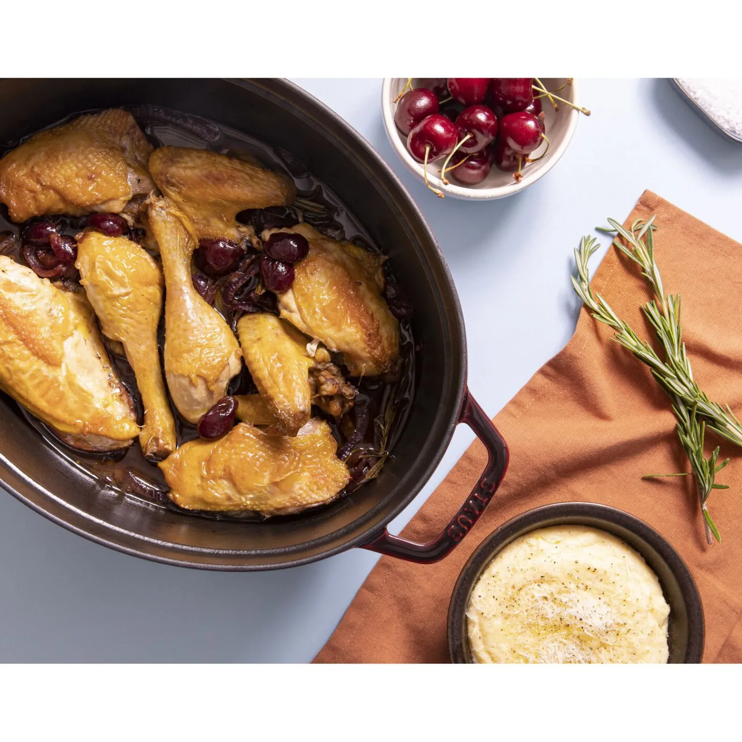 Staub Cocotte 33 cm, oval, , Gusseisen