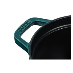 Staub Cocotte 33 cm, oval, La-Mer, Gusseisen