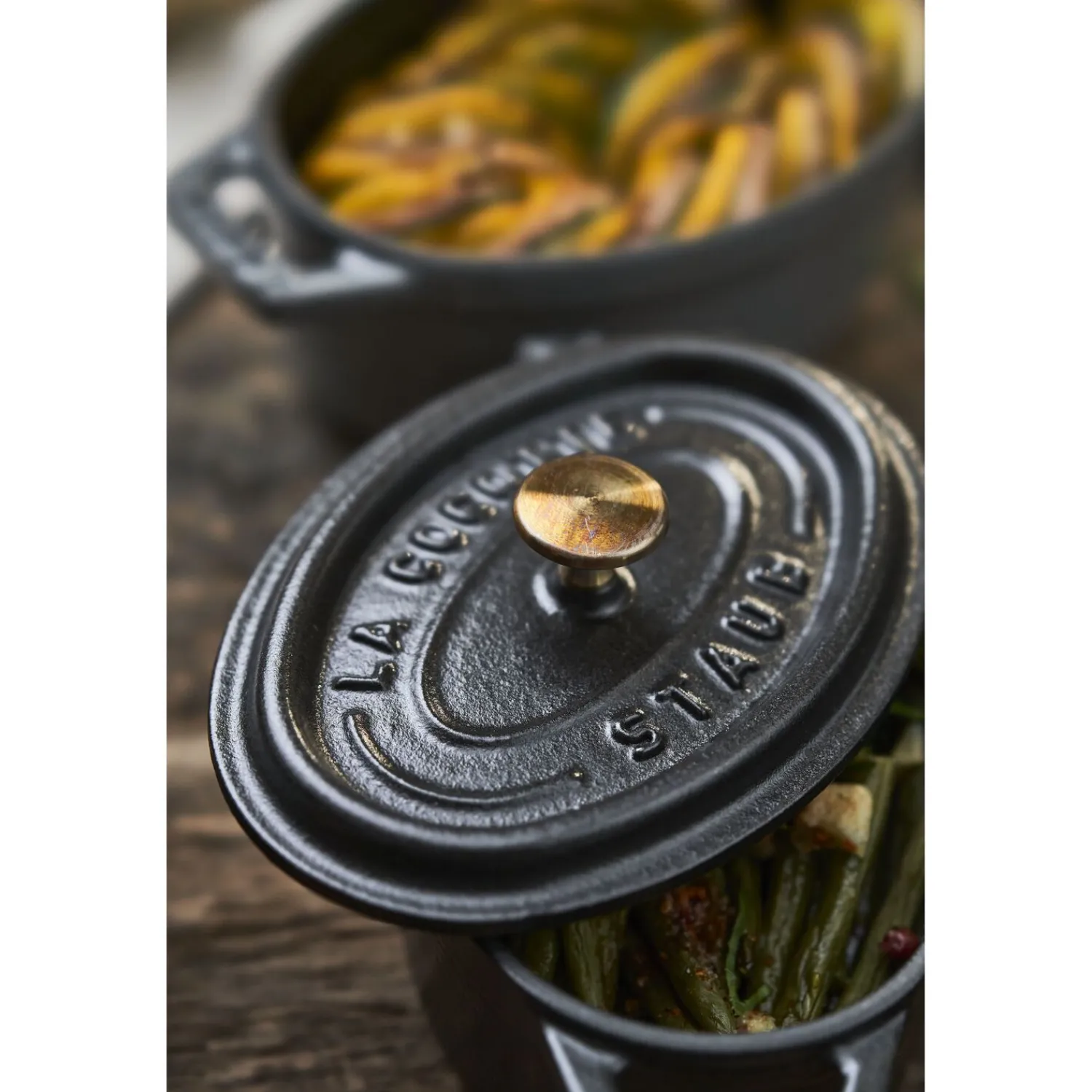Staub Cocotte 15 cm, oval, , Gusseisen