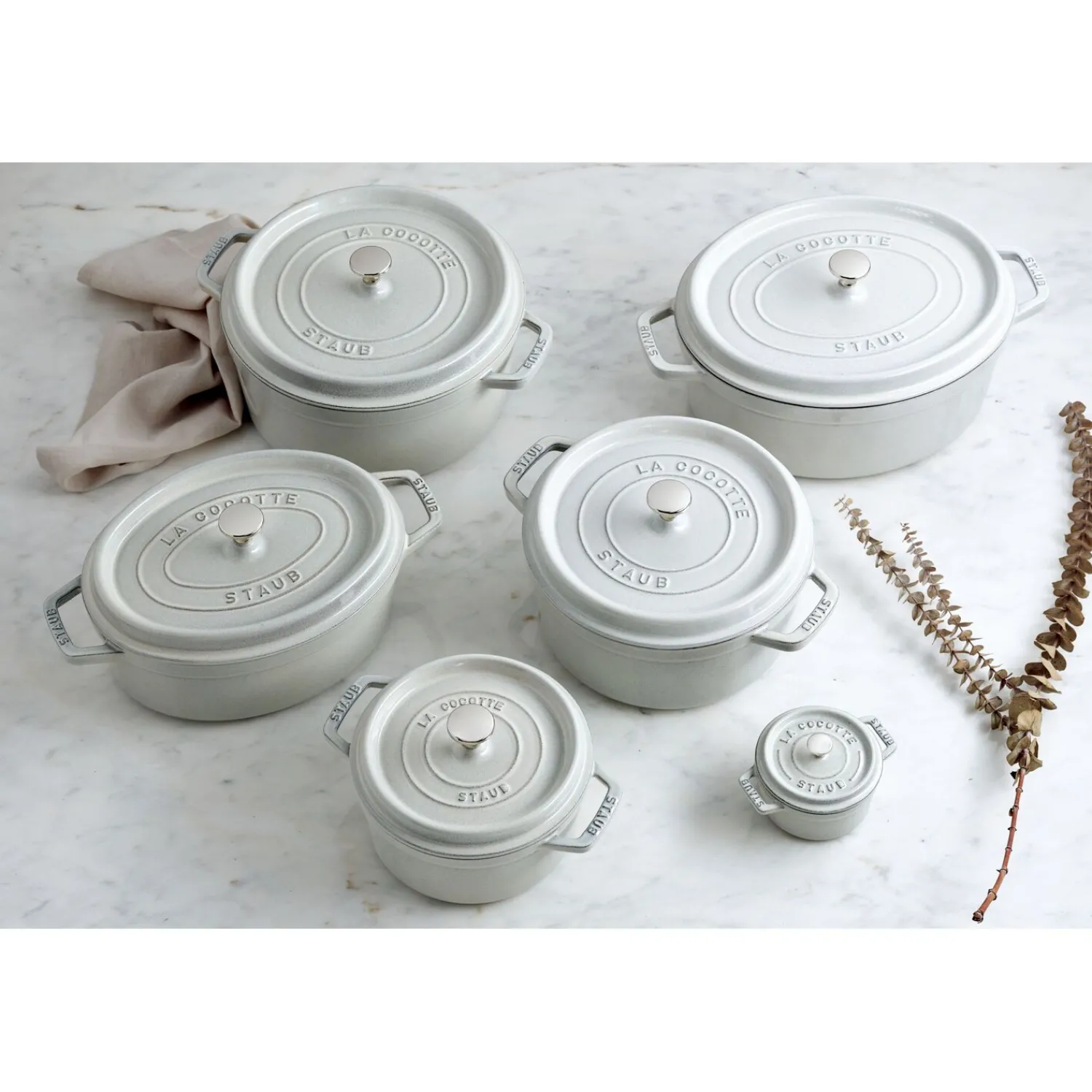 Staub Cocotte 29 cm, oval, , Gusseisen