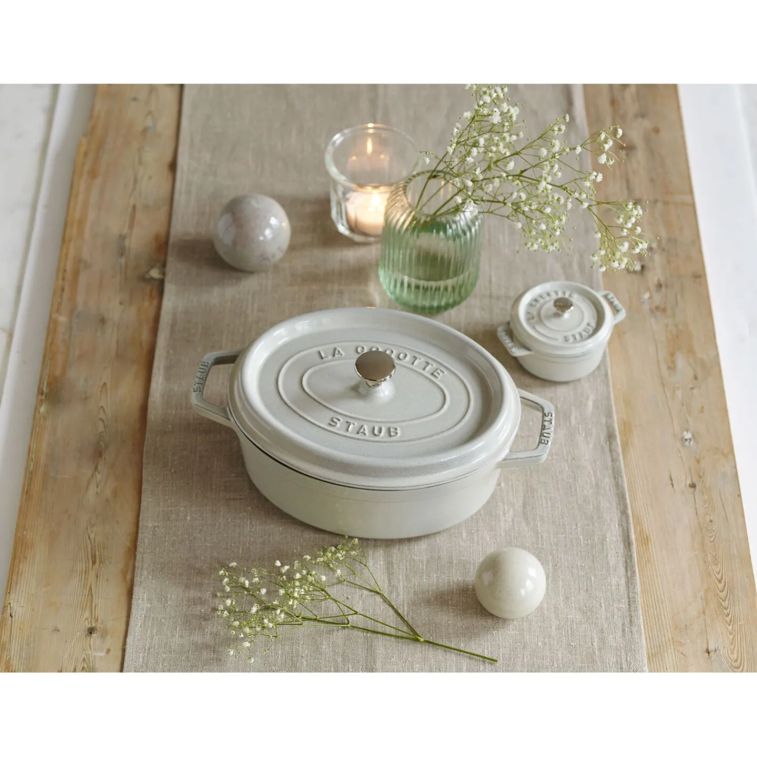 Staub Cocotte 23 cm, oval, , Gusseisen