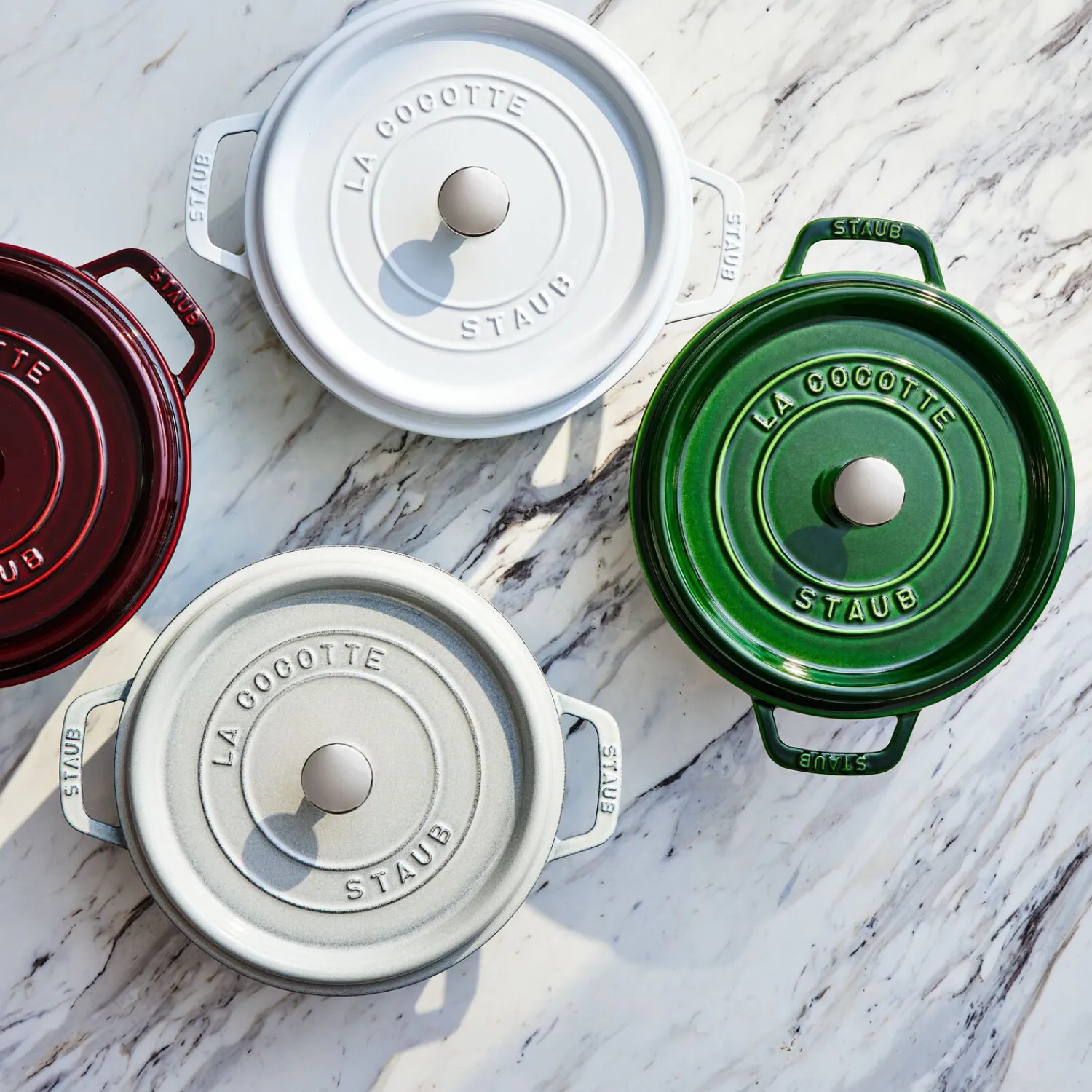 Staub Cocotte 24 cm, rund, , Gusseisen