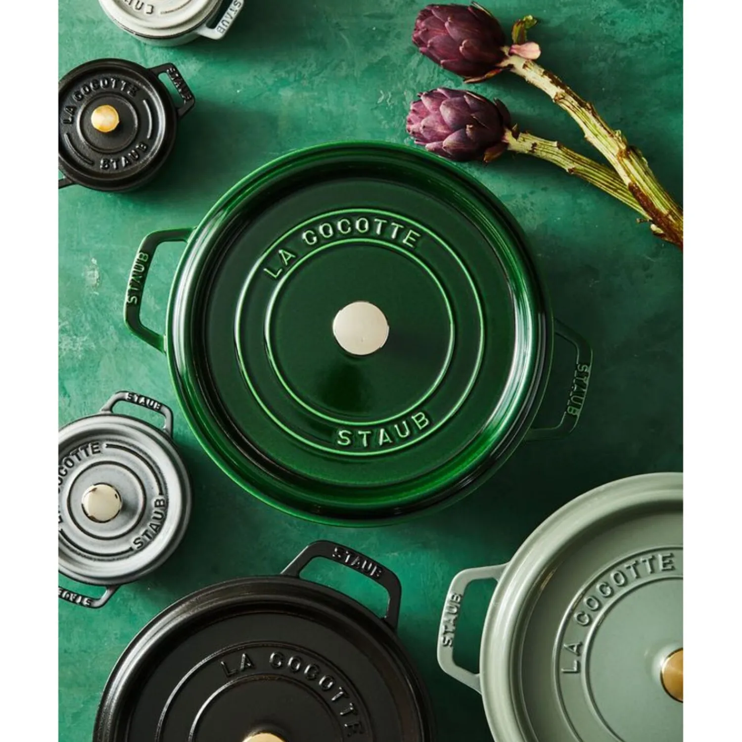 Staub Cocotte 28 cm, rund, , Gusseisen