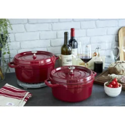 Staub Cocotte 26 cm, rund, , Gusseisen