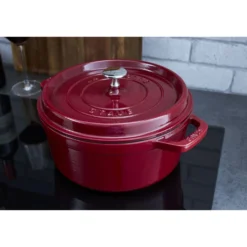 Staub Cocotte 24 cm, rund, , Gusseisen