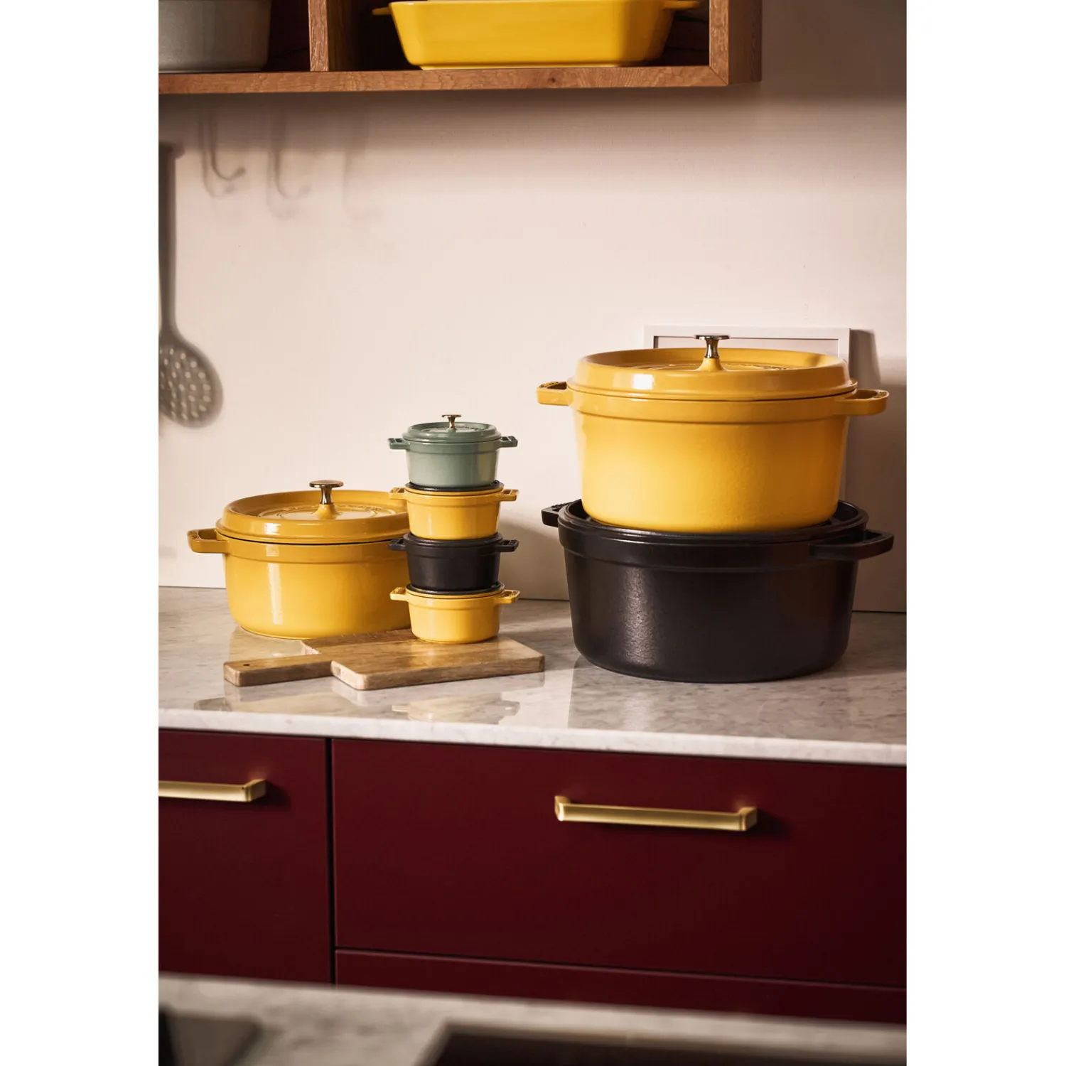 Staub Cocotte 28 cm, rund, , Gusseisen