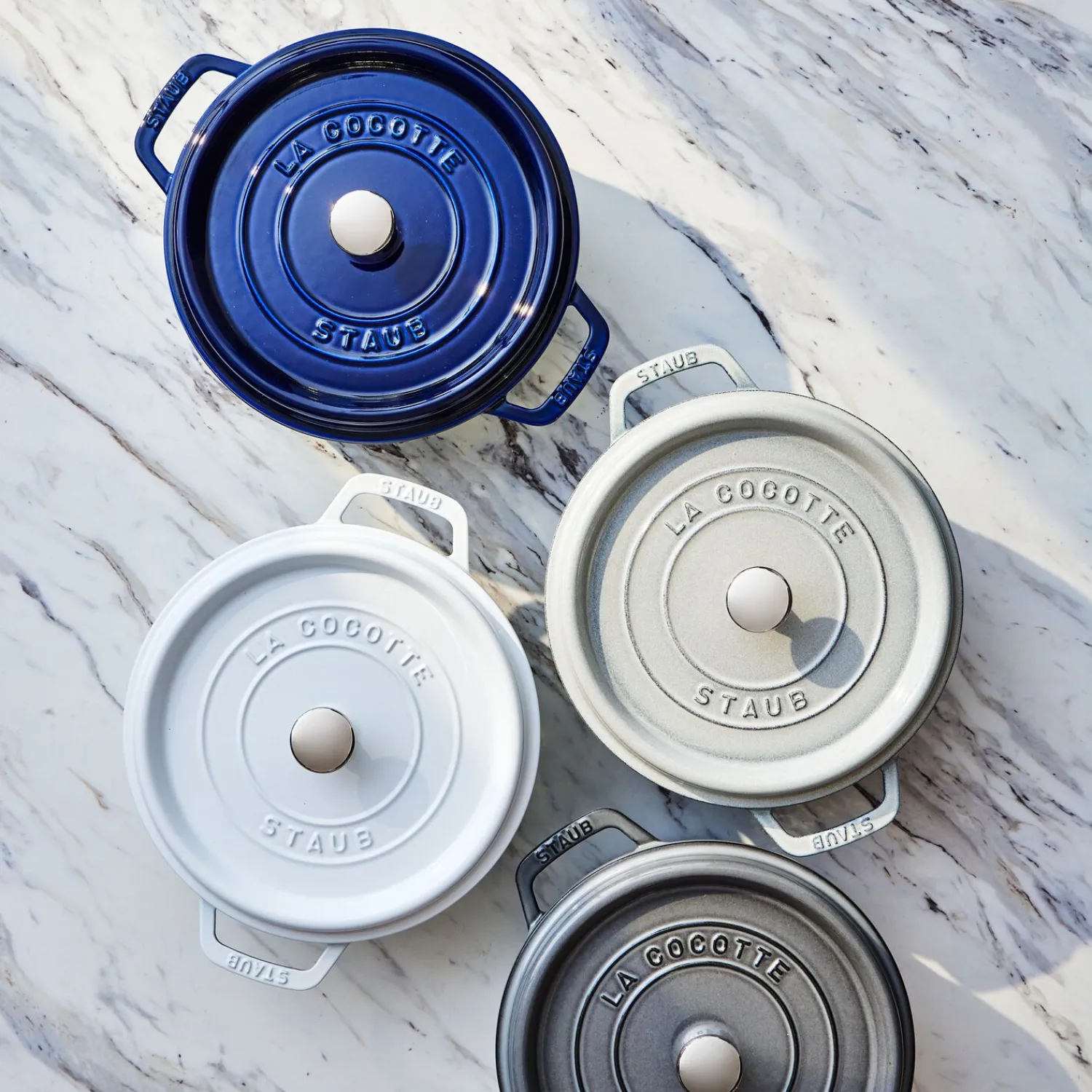 Staub Cocotte 24 cm, rund, , Gusseisen