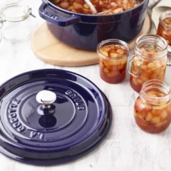 Staub Cocotte 24 cm, rund, , Gusseisen
