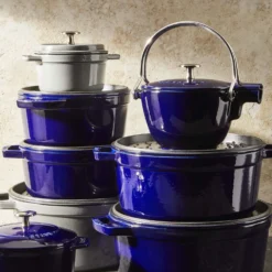 Staub Cocotte 24 cm, rund, , Gusseisen